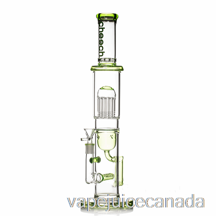 Vape Juice Cheech Glass Tree Recycler Big Rig Bong Green